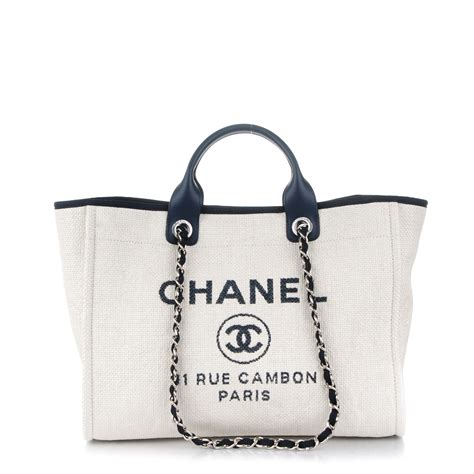 bolsa chanel deauville original|Chanel deauville tote.